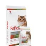 ريفلكس طعام جاف متعدد الألوان للقطط الكبيرة مع الدجاج