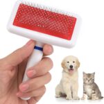 مشط لتسريح وازالة الشعر الميت بلطف للقطط والكلاب