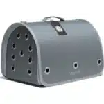 حقيبة شنتة للقطط لون رمادي