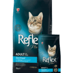 ريفلكس بلس طعام جاف للقطط المعقمة البالغة بنكهة السالمون
