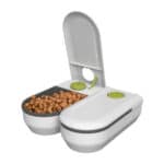 زوفاري موزع طعام الحيوانات الأليفة مع تخزين محمي من الضوء للأطعمة الجافة والرطبة