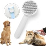 مشط لتنظيف القطط و الكلاب، سهل لإزالة الشعر المتساقط و الشعر المتشابك