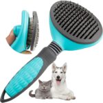 فرشاة شعر للحيوانات الاليفة "القطط والكلاب" لتدليك و ازالة تساقط الشعر
