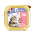 بلايسر طعام رطب ويت للقطط بنكهة سمك السلمون