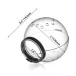 اسوول طوق مخروطي للقطط مع فتحة للتنفس، طوق مخروطي يمنع القطط من لعق وعض