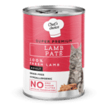 طعام قطط رطب جبنة الفيتا المعلبة مع لحم الضأن للقطط