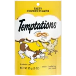 تمبتيشن مكافات تريتس للقطط بنكهة الدجاج