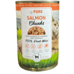 معلبة طعام رطب للقطط ويت فود بنكهة السلمون