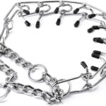 طوق خناق للكلاب مضاد للسحب لتحسين سلوك الكلاب قابل للتعديل قابل للفصل من الفولاذ المقاوم للصدأ