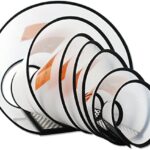 طوق للحيوانات الاليفة مخروطي قابل للتعديل، طوق حماية مضاد للعض واللعق والجروح