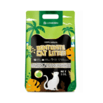 لونكين رمل للقطط مع البنتونيت برائحة التفاح