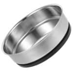 وعاء صحن طعام للقطط , دوران سلس 360 درجة , ستانلس ستيل