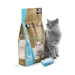 رمل وايت بيور باوز , ممتاز للقطط برائحة الصابون - 5 لتر