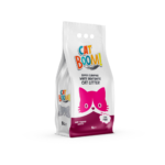 رمل كات بوم للقطط برائحة البودرة الاطفال، عالي الجودة - حجم 5 لتر